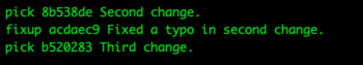 git rebase -i --autosquash 7dbe2a9