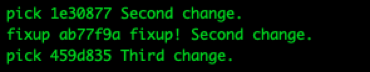 git rebase -i --autosquash 7dbe2a9