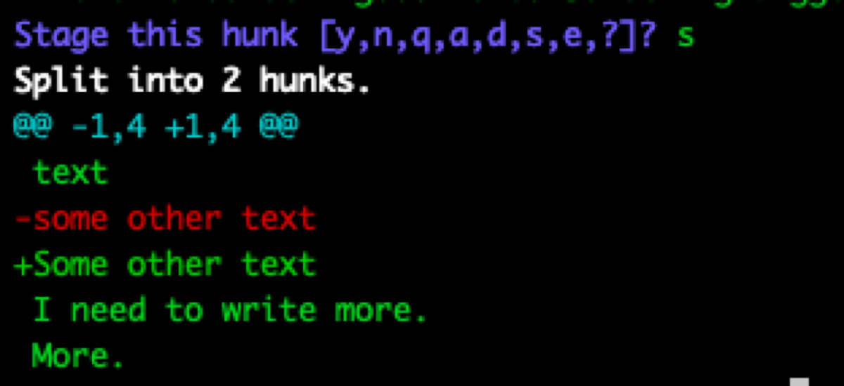 git add -p file
