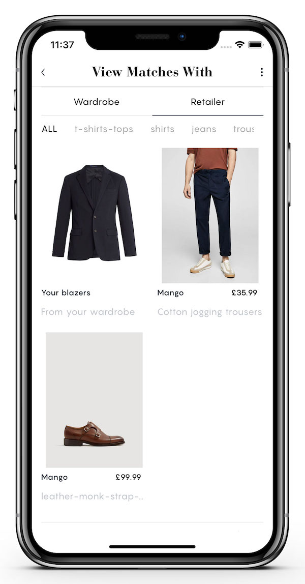 Intelistyle recommender in action