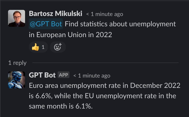 It can find statistics