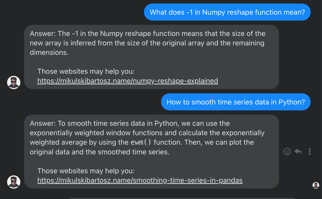 AI-powered Facebook Chatbot
